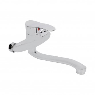 Baterie perete pentru baie pipa lunga, Sanit Lux GF-1144